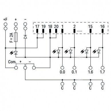 704-2024 WAGO Interface module for system wiring, Sąsajos modulis 2