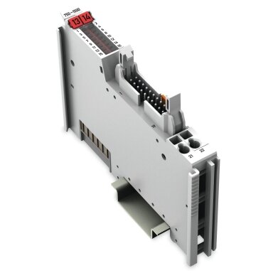 750-1500 WAGO 16-channel digital output; 24 VDC; 0.5 A; Ribbon cable, 16DO modulis 750-1500 WAGO 16-channel digital output; 24 VDC; 0.5 A; Ribbon cable, 16DO modulis