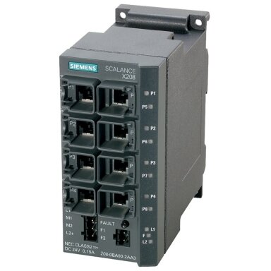 SCALANCE X208, Ethernet Switch, 8 RJ45 port 6GK5208-0BA10-2AA3 SCALANCE X208, Ethernet Switch, 8 RJ45 port 6GK5208-0BA10-2AA3